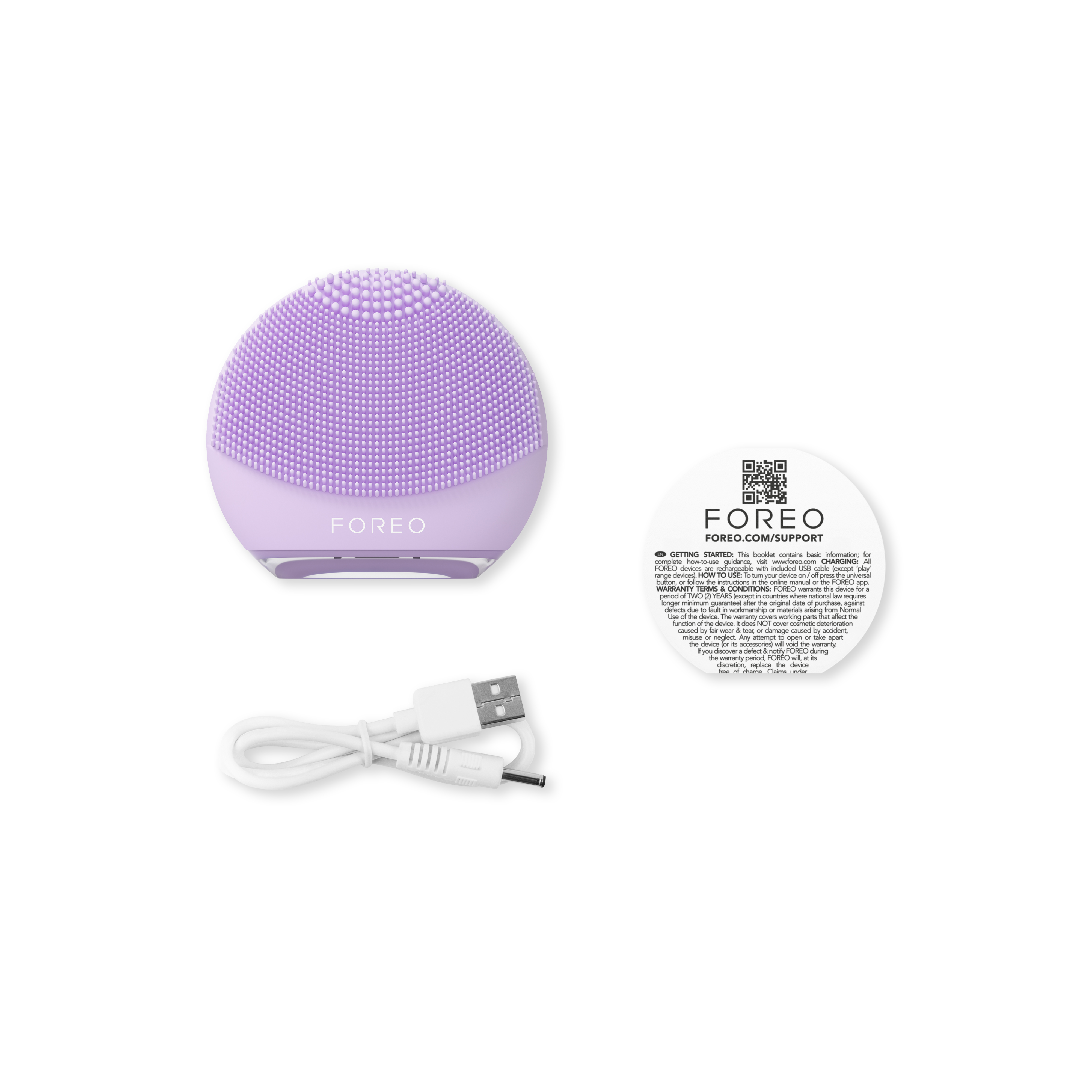 เครื่องล้างหน้า FOREO ลูน่า 4 โก Lavender_3